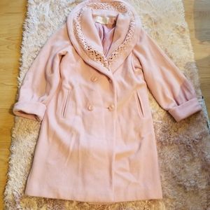 Vintage Light Pink  coat size M very good condition